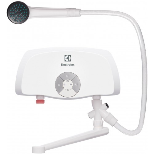 Проточный электрический водонагреватель Electrolux Smartfix 2.0 5.5 TS душ+кран (белый) 