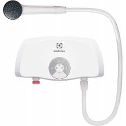 Проточный электрический водонагреватель Electrolux Smartfix 2.0 S (5,5 kW) - душ (белый)