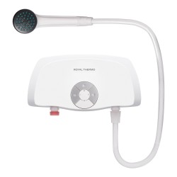 Проточный электрический водонагреватель Royal Thermo SmartFix S (3,5 кВт) душ (белый)