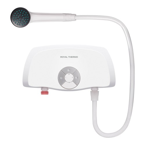 Проточный электрический водонагреватель Royal Thermo SmartFix S (3,5 кВт) душ (белый) 