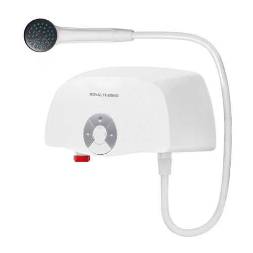 Проточный электрический водонагреватель Royal Thermo Smartfix S (5,5 кВт) душ (белый) 