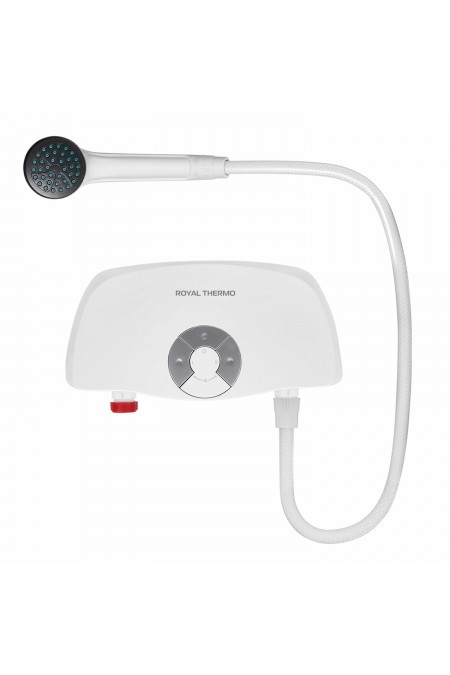 Проточный электрический водонагреватель Royal Thermo Smartfix S (5,5 кВт) душ (белый) 