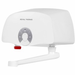 Проточный электрический водонагреватель Royal Thermo Smartfix T (3,5 кВт) кран (белый)