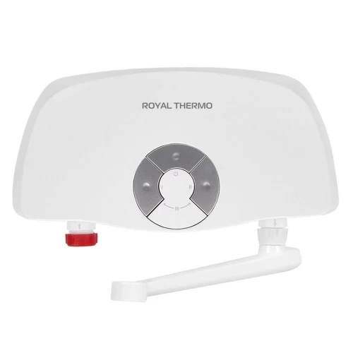 Проточный электрический водонагреватель Royal Thermo Smartfix T (5,5 кВт) кран (белый) 1