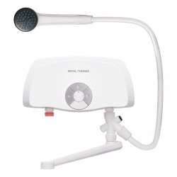 Проточный электрический водонагреватель Royal Thermo Smartfix TS (5,5 кВт) кран+душ (белый)