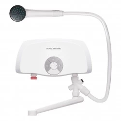 Проточный электрический водонагреватель Royal Thermo Smartfix TS (5,5 кВт) кран+душ (белый)