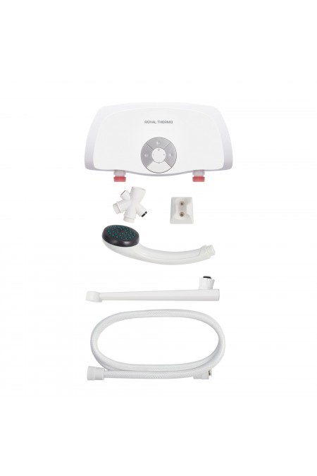 Проточный электрический водонагреватель Royal Thermo Smartfix TS (5,5 кВт) кран+душ (белый) 2