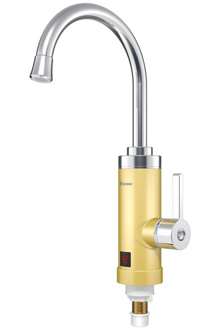 Проточный электрический водонагреватель Thermex Amber 3000 (серебристый/золотой) 