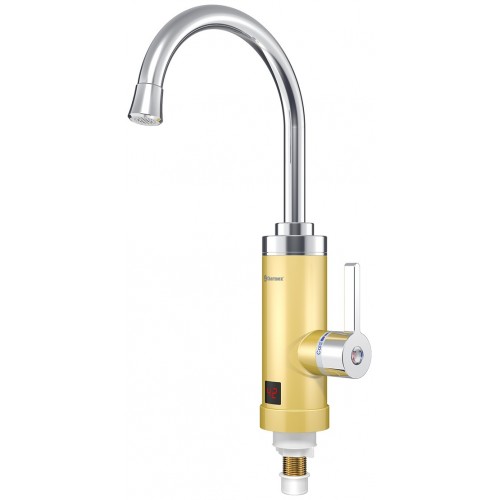 Проточный электрический водонагреватель Thermex Amber 3000 (серебристый/золотой) 