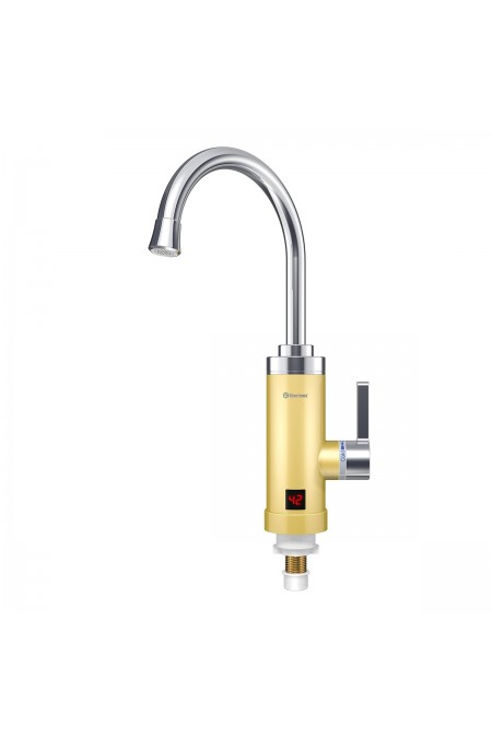 Проточный электрический водонагреватель Thermex Amber 3000 (серебристый/золотой) 1