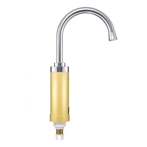 Проточный электрический водонагреватель Thermex Amber 3000 (серебристый/золотой) 5