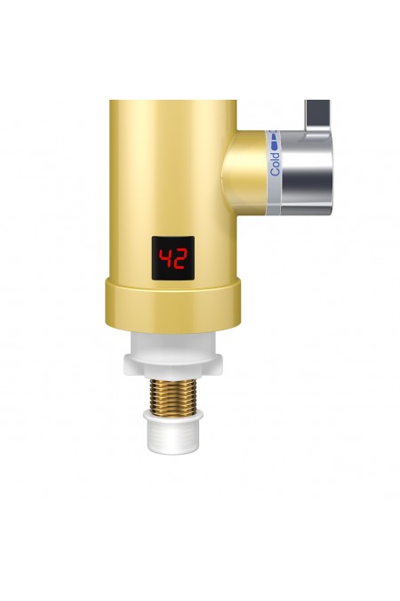 Проточный электрический водонагреватель Thermex Amber 3000 (серебристый/золотой) 9