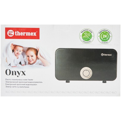 Проточный электрический водонагреватель Thermex Onyx 6500 (черный) 5