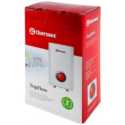 Проточный электрический водонагреватель Thermex Topflow 10000 (белый) 2