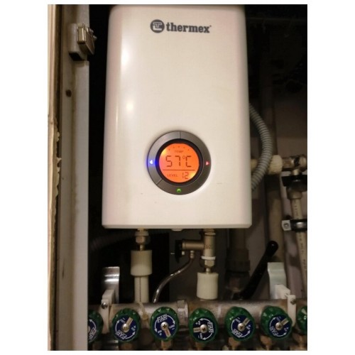 Проточный электрический водонагреватель Thermex Topflow 10000 (белый) 4