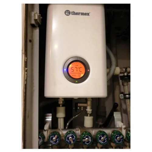 Проточный электрический водонагреватель Thermex Topflow 15000 (белый) 2