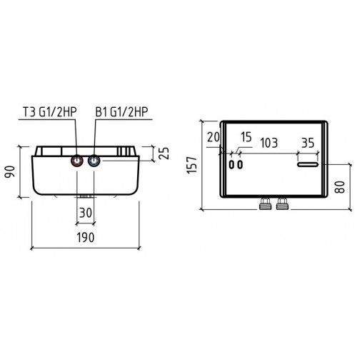 Проточный электрический водонагреватель Thermex Trend 6000 (белый) 3