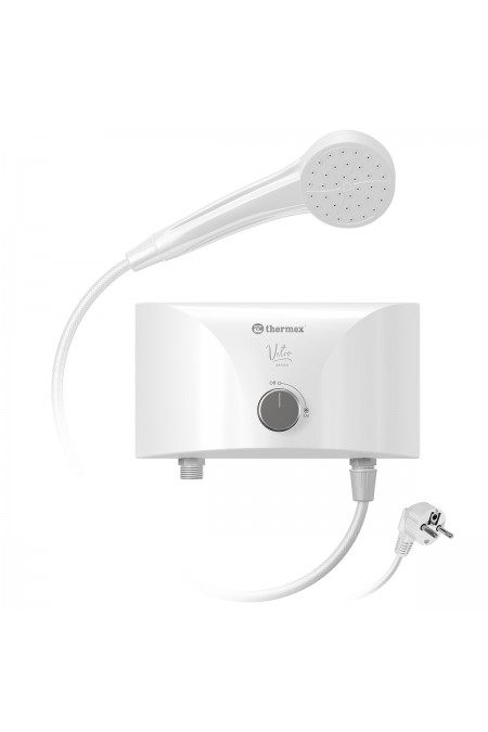 Проточный электрический водонагреватель Thermex Vetro 3500 tap (белый) 4