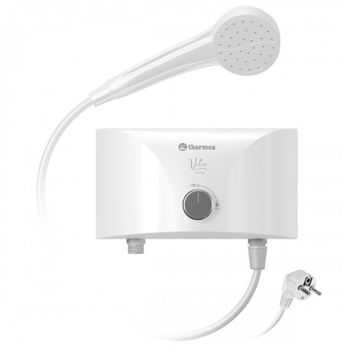 Проточный электрический водонагреватель Thermex Vetro 3500 tap (белый) 4