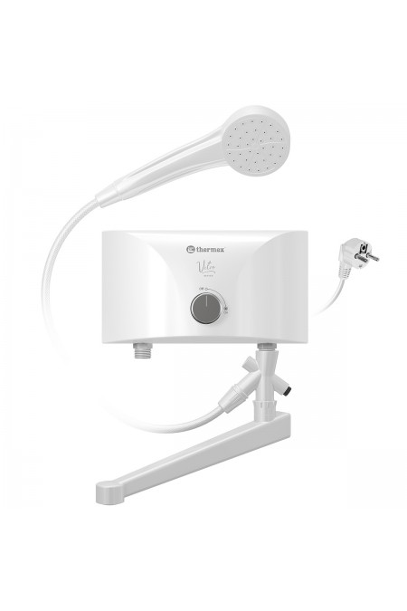 Проточный электрический водонагреватель Thermex Vetro 3500 tap (белый) 6