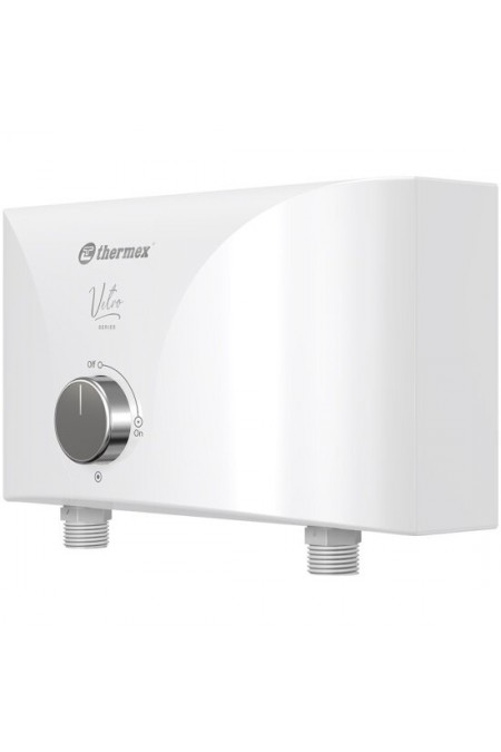 Проточный электрический водонагреватель Thermex Vetro 5500 shower (белый) 4