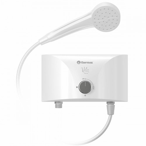 Проточный электрический водонагреватель Thermex Vetro 5500 shower (белый) 5
