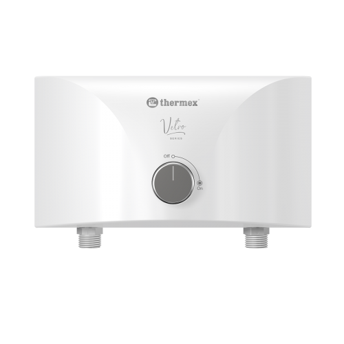 Проточный электрический водонагреватель Thermex Vetro 5500 tap (белый) 2