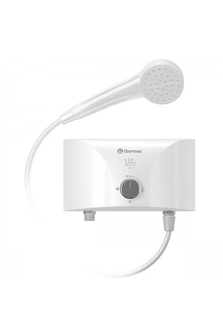 Проточный электрический водонагреватель Thermex Vetro 6500 tap (белый) 4