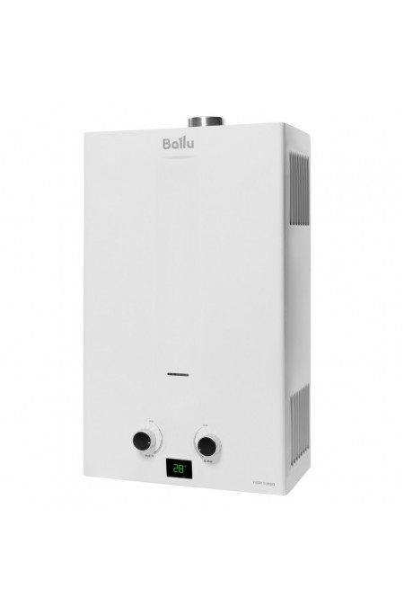 Проточный газовый водонагреватель Ballu GWH 10 Fiery Turbo (белый) 1