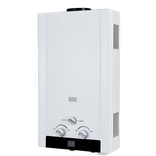 Проточный газовый водонагреватель Edisson H 20 D (белый) 