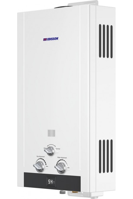 Проточный газовый водонагреватель Edisson H 20 D (белый) 1