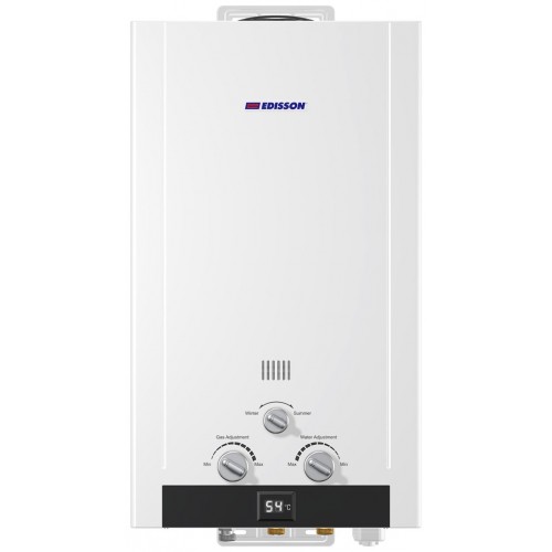 Проточный газовый водонагреватель Edisson H 20 D (белый) 1