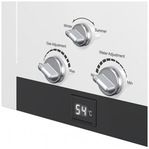 Проточный газовый водонагреватель Edisson H 20 DL (белый) 3