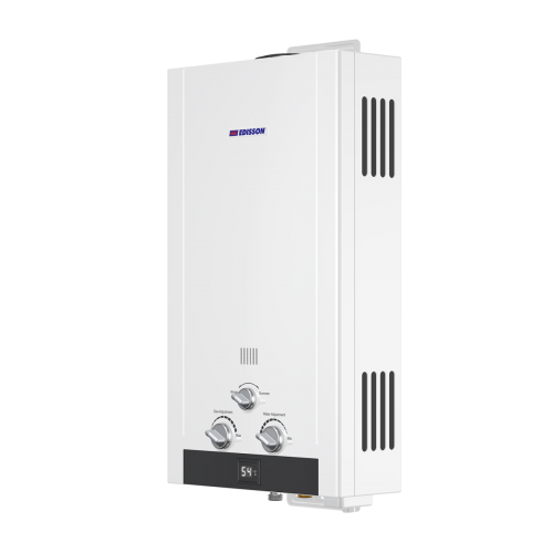 Проточный газовый водонагреватель Edisson H 20 DL (белый) 4