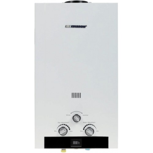 Проточный газовый водонагреватель Edisson H 20 DL (белый) 6