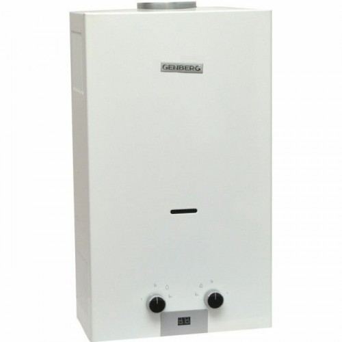 Проточный газовый водонагреватель GENBERG 110.01 Стандарт (белый) 1