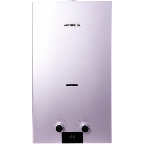 Проточный газовый водонагреватель GENBERG 110.01 Стандарт (серебристый) 