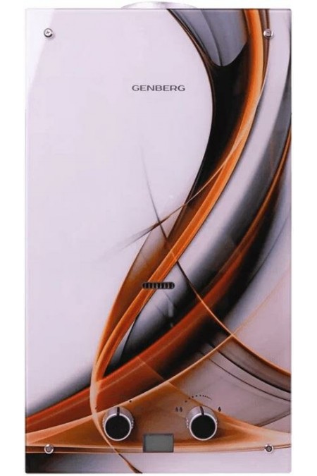 Проточный газовый водонагреватель Genberg 210.01 Декор (Абстракция) (белый/рисунок) 1