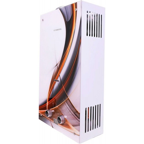 Проточный газовый водонагреватель Genberg 210.01 Декор (Абстракция) (белый/рисунок) 1