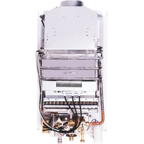 Проточный газовый водонагреватель Genberg 210.01 Декор (Абстракция) (белый/рисунок) 3