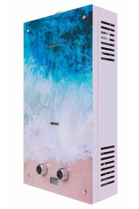 Проточный газовый водонагреватель Genberg 210.01 Декор-ЕСО (Океан) (белый/рисунок) 1