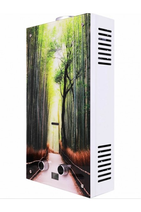 Проточный газовый водонагреватель Genberg 210.01 Декор-ЕСО (Тростниковая роща) (белый/рисунок) 1