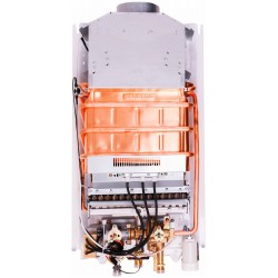 Проточный газовый водонагреватель GENBERG 310.01 Премиум (белый/серебристый)