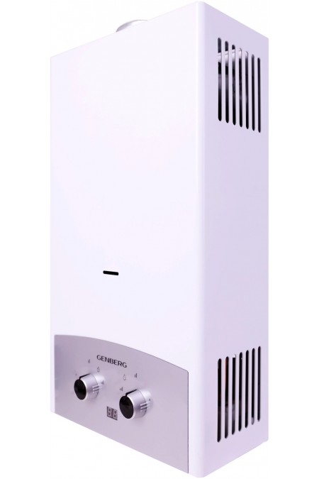 Проточный газовый водонагреватель Genberg 310.01 Премиум (белый/серебристый) 2