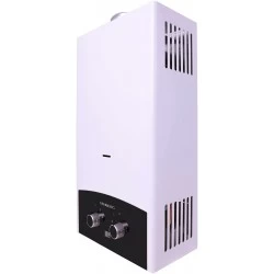 Проточный газовый водонагреватель GENBERG 310.01 Премиум (серебристый/черный)