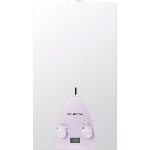 Проточный газовый водонагреватель GENBERG 311.01 Люкс (белый) 4
