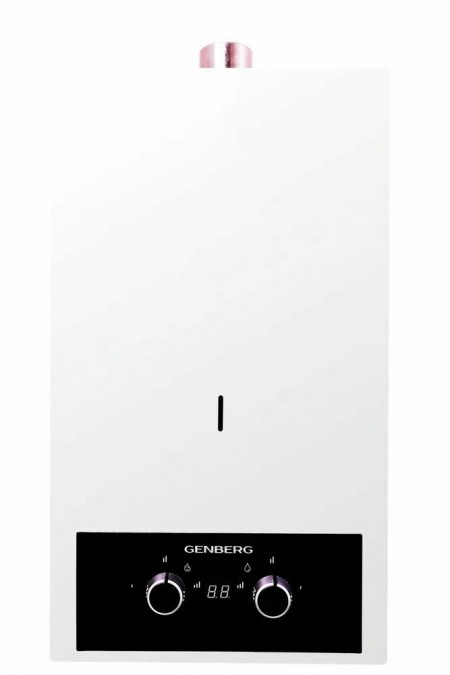Проточный газовый водонагреватель Genberg 410.01 Турбо (белый) 