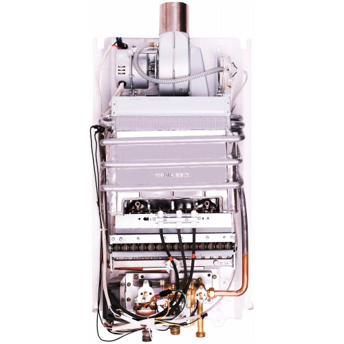 Проточный газовый водонагреватель GENBERG 410.01 Турбо (белый) 1