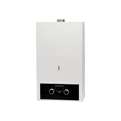 Проточный газовый водонагреватель GENBERG 410.01 Турбо (белый) 5