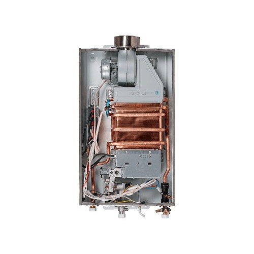 Проточный газовый водонагреватель GENBERG 710.01 Turbo Max 14 л. (белый) 4